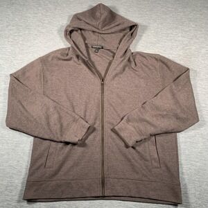 Banana Republic Hoodie Mens Large Full Zip Sweatshirt Jacket Pullover Casual